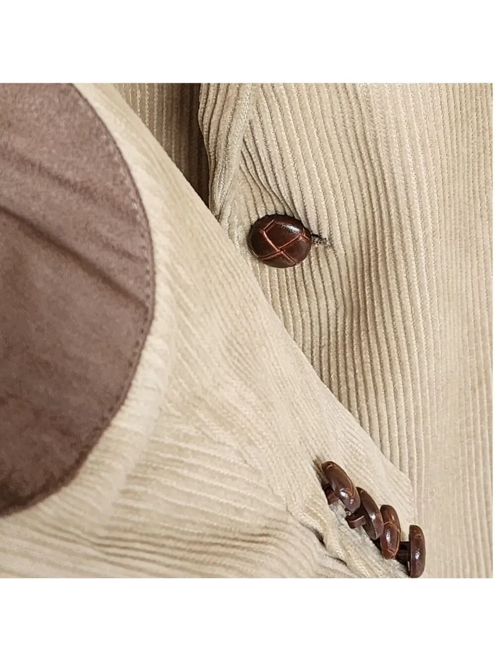 Lauren Ralph Lauren Macy's Mens beige Corduroy sports jacket 44r ?